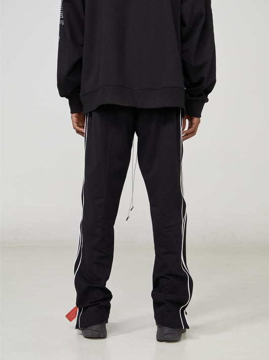 Pantalones Deportivos Holgados con Cordón y Abertura Lateral - Image 10