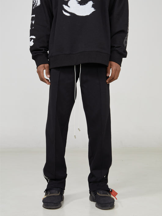 Pantalones Deportivos Holgados con Cordón y Abertura Lateral - Image 6