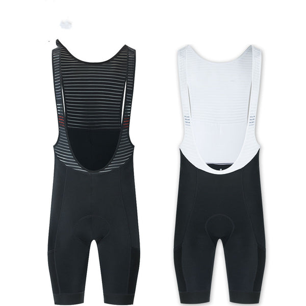Pantalones Cortos de Ciclismo para Hombre con Tirantes, Diseño Reflectante y Acolchado Premium