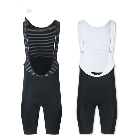 Pantalones Cortos de Ciclismo para Hombre con Tirantes, Diseño Reflectante y Acolchado Premium