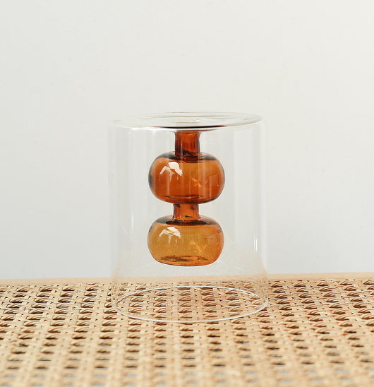 Jarrón Hidropónico de Vidrio Retro Calabaza para Flores - Image 19