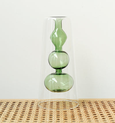 Jarrón Hidropónico de Vidrio Retro Calabaza para Flores - Image 26