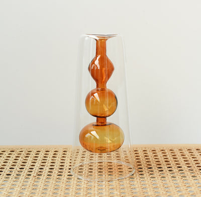 Jarrón Hidropónico de Vidrio Retro Calabaza para Flores - Image 28