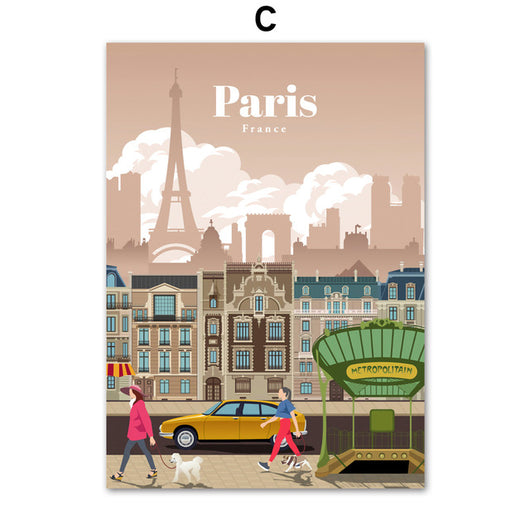 Cuadro Canvas Ciudades del Mundo - Londres, Nueva York, París, España - Decoración Nórdica - Image 17