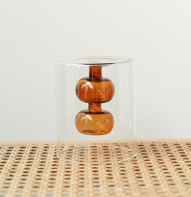 Jarrón Hidropónico de Vidrio Retro Calabaza para Flores - Image 13