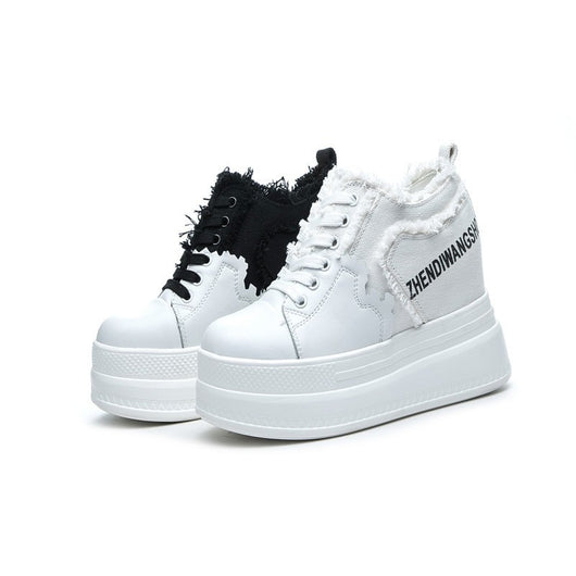 Zapatos Casuales de Lona con Plataforma Transpirable - Image 7