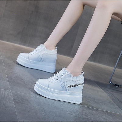 Zapatos Casuales de Lona con Plataforma Transpirable - Image 9