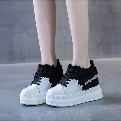 Zapatos Casuales de Lona con Plataforma Transpirable - Image 4