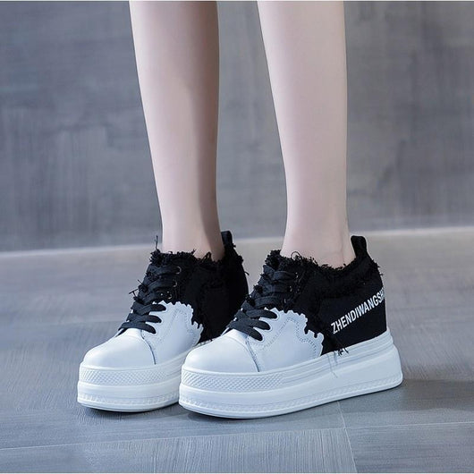 Zapatos Casuales de Lona con Plataforma Transpirable - Image 4