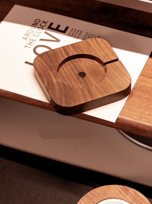 Cargador Inalámbrico Magnético con Base de Madera Maciza - Image 11