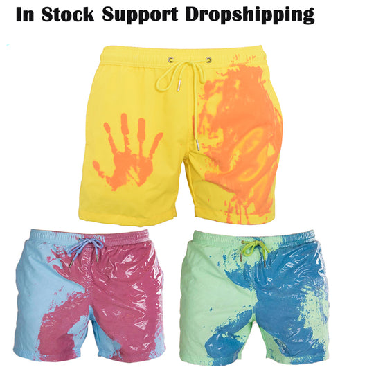 Shorts de Baño Termocromáticos para Hombre - Secado Rápido y Estilo Verano - Image 2