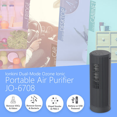 Purificador de Aire Portátil con Batería USB, Iones Negativos y Ozono - Image 16
