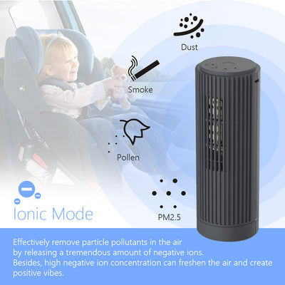Purificador de Aire Portátil con Batería USB, Iones Negativos y Ozono - Image 10