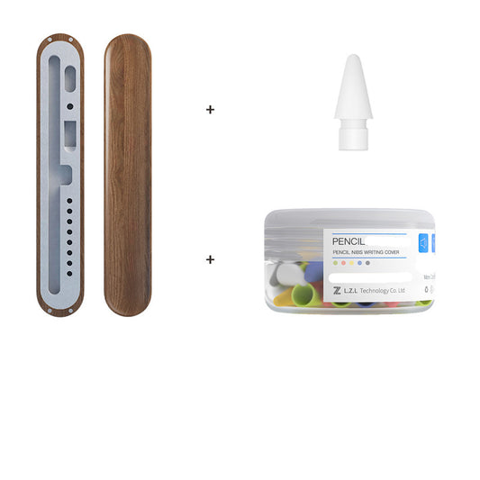 Estuche de Almacenamiento Walnut para Apple Pencil - Compatible con iPad Generaciones 1 y 2
