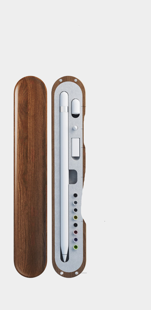 Estuche de Almacenamiento Walnut para Apple Pencil - Compatible con iPad Generaciones 1 y 2 - Image 8