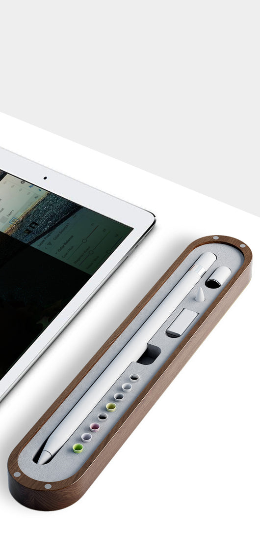 Estuche de Almacenamiento Walnut para Apple Pencil - Compatible con iPad Generaciones 1 y 2 - Image 10
