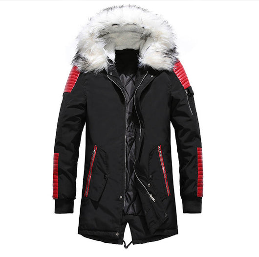 Abrigo Parka Grueso para Hombre - Chaqueta Invernal Larga con Capucha - Image 11
