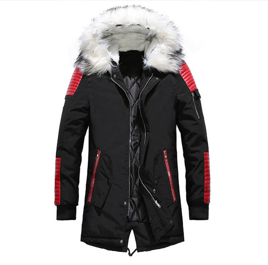 Abrigo Parka Grueso para Hombre - Chaqueta Invernal Larga con Capucha - Image 2