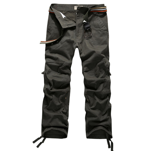 Pantalones Cargo Amplios Reforzados para Hombre Talla Grande - Image 8