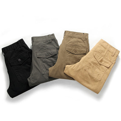 Pantalones Cargo Amplios Reforzados para Hombre Talla Grande - Image 9