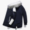 Men's Thick Parka Coat - Long Hooded Winter Jacket
