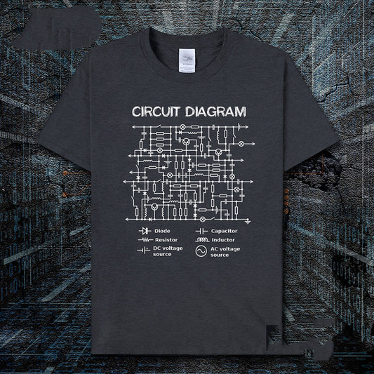 Camiseta de Algodón Puro para Ingeniería - Unisex de Manga Corta