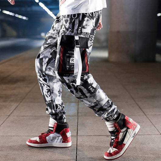 Pantalones Harem Hip-hop Tendencia Verano Niños y Hombres Jóvenes - Image 3