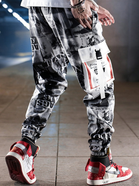 Pantalones Harem Hip-hop Tendencia Verano Niños y Hombres Jóvenes - Image 2
