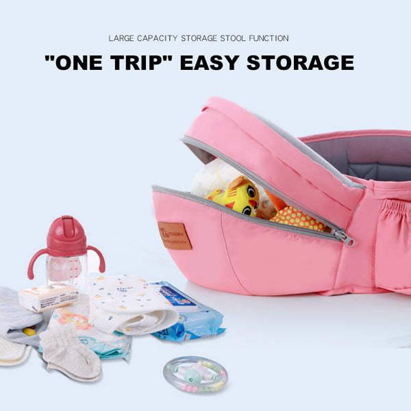 Cargador Ergonómico para Bebé 0-48 Meses con Asiento de Cadera