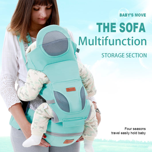 Cargador Ergonómico para Bebé 0-48 Meses con Asiento de Cadera