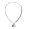 Collar Colgante Cadena Punk con Perla Irregular
