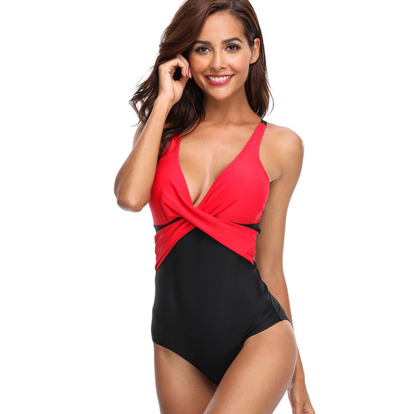 Traje de Baño Enterizo Realzador de Talle Alto - Monokini Elegante para Mujer