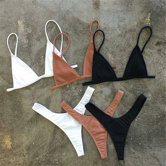 Bikini Brasileño Talle Pequeño Corte Alto para Niñas - Image 17