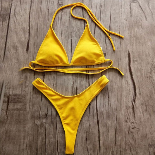 Bikini Brasileño Talle Pequeño Corte Alto para Niñas - Image 14