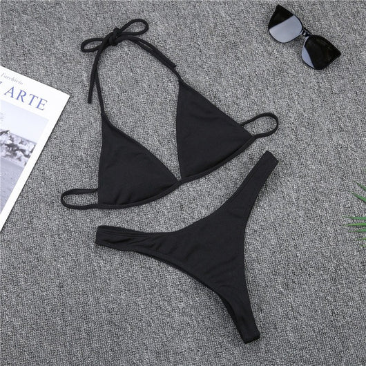 Bikini Brasileño Talle Pequeño Corte Alto para Niñas - Image 13