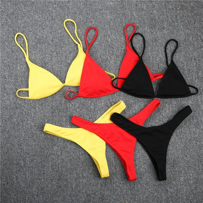 Bikini Brasileño Talle Pequeño Corte Alto para Niñas - Image 15