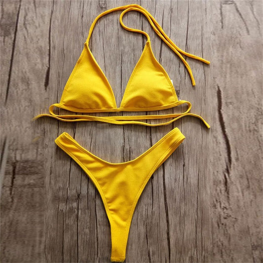 Bikini Brasileño Talle Pequeño Corte Alto para Niñas - Image 2
