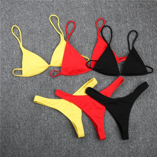 Bikini Brasileño Talle Pequeño Corte Alto para Niñas - Image 3