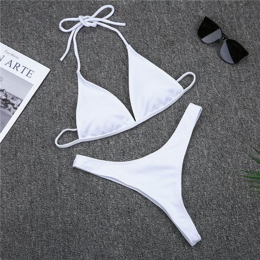 Bikini Brasileño Talle Pequeño Corte Alto para Niñas