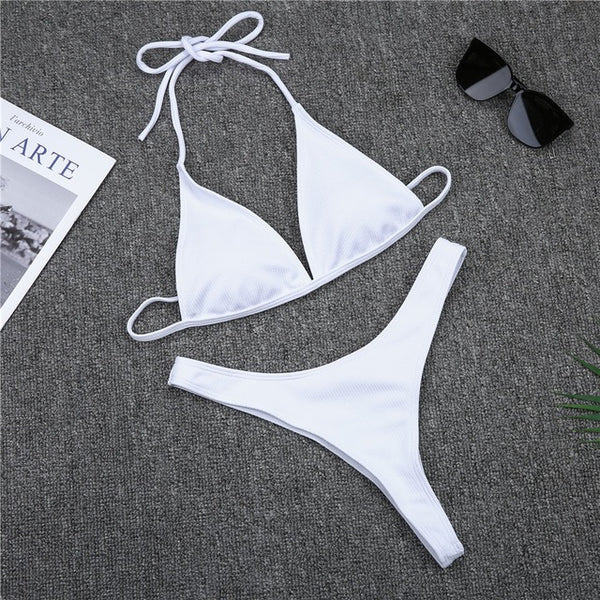 Bikini Brasileño Talle Pequeño Corte Alto para Niñas