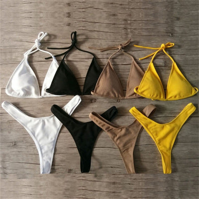 Bikini Brasileño Talle Pequeño Corte Alto para Niñas - Image 7