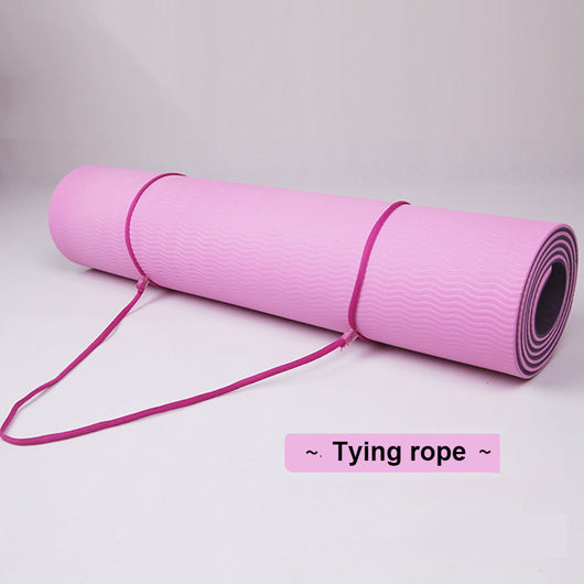 Tapete de Yoga Antideslizante Doble Capa con Líneas de Posición - Image 12