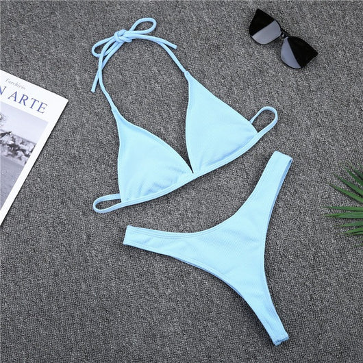 Bikini Brasileño Talle Pequeño Corte Alto para Niñas - Image 10