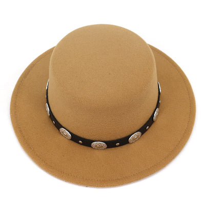 Sombrero Jazz de Lana Cálido con Hebilla Metálica - Estilo Británico Versátil - Image 16