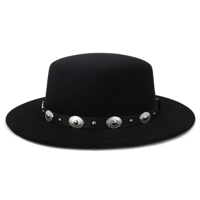 Sombrero Jazz de Lana Cálido con Hebilla Metálica - Estilo Británico Versátil - Image 12