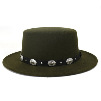 Sombrero Jazz de Lana Cálido con Hebilla Metálica - Estilo Británico Versátil - Image 17