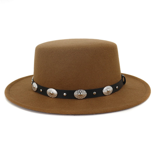 Sombrero Jazz de Lana Cálido con Hebilla Metálica - Estilo Británico Versátil - Image 18