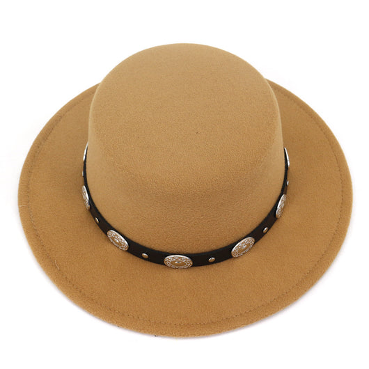 Sombrero Jazz de Lana Cálido con Hebilla Metálica - Estilo Británico Versátil - Image 6