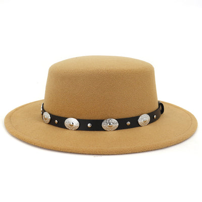 Sombrero Jazz de Lana Cálido con Hebilla Metálica - Estilo Británico Versátil - Image 8
