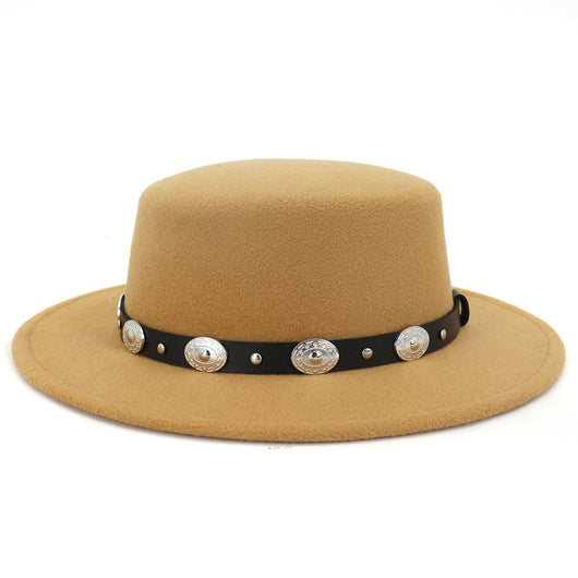 Sombrero Jazz de Lana Cálido con Hebilla Metálica - Estilo Británico Versátil - Image 8
